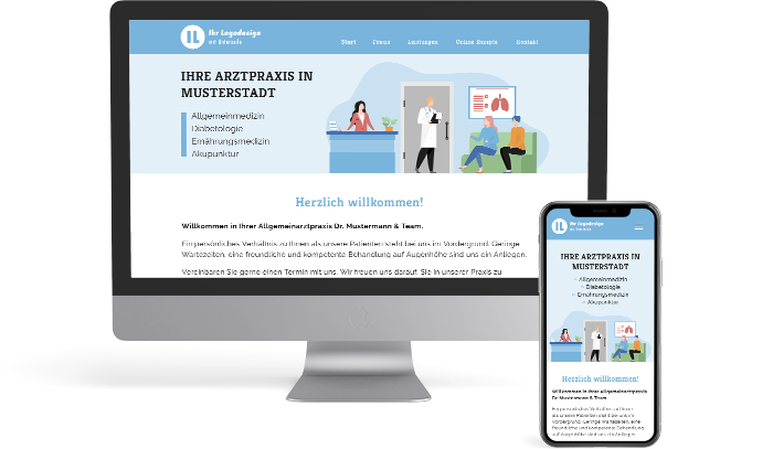 dokwebseite mockup design 1